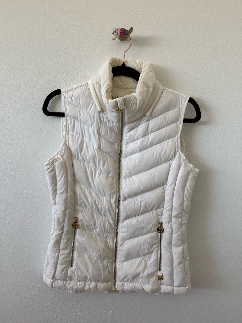 Women’s Quilted Puffer Vest - White